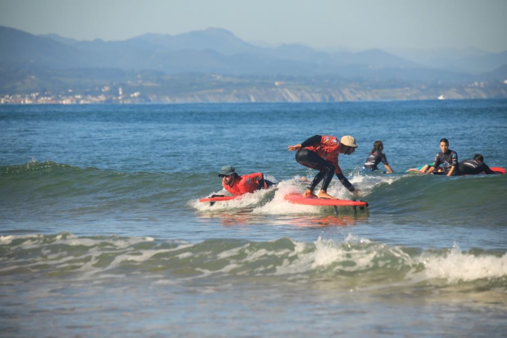 Curso de surf en Biarritz
